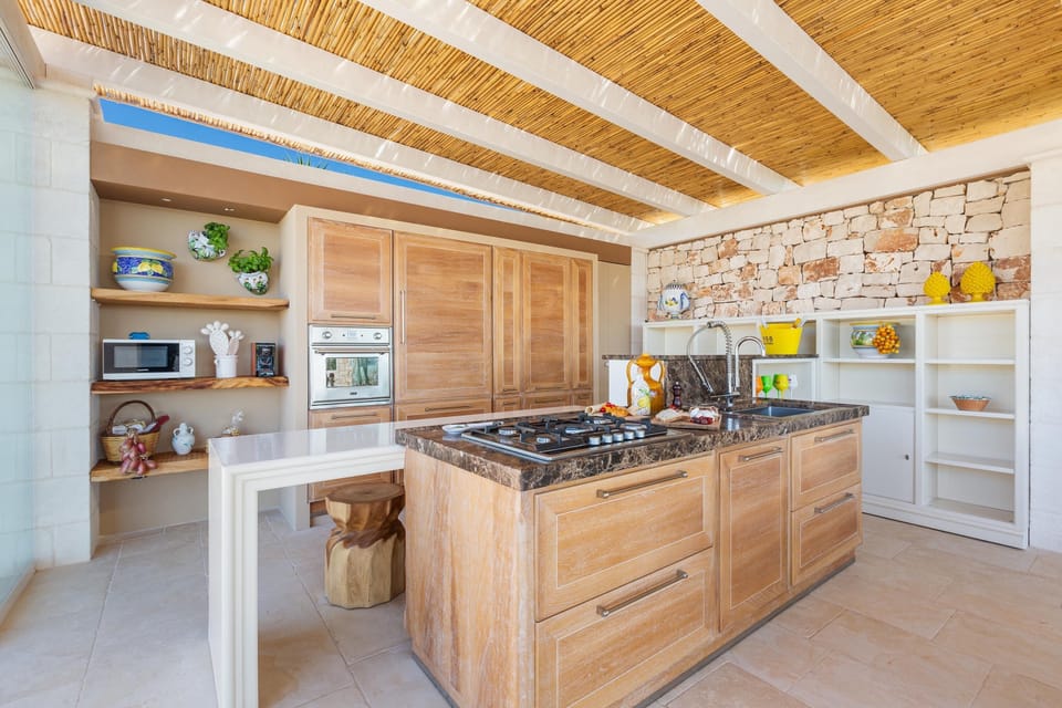 Villa | Private kitchen | Espresso maker, electric kettle