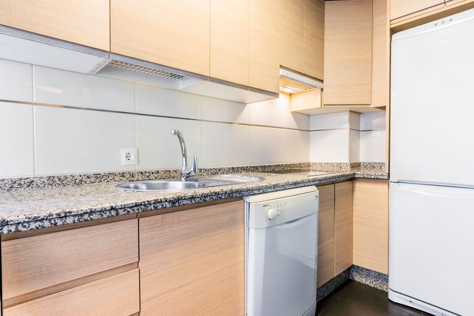 Apartment, 1 Bedroom | Private kitchen | Fridge, microwave, freezer