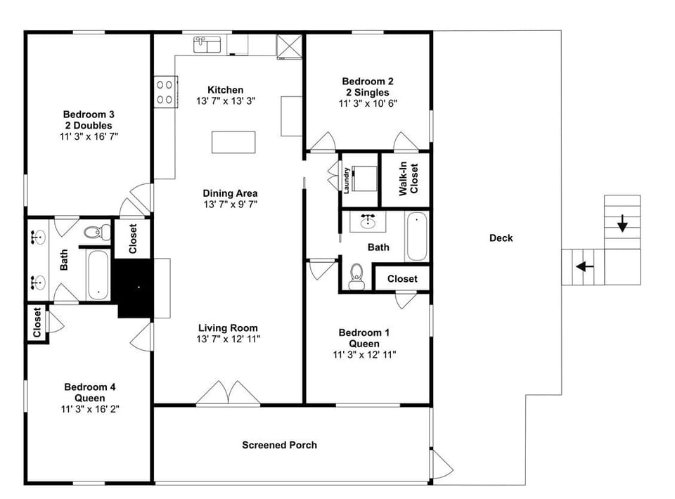 Floor Plan - Lucky 13