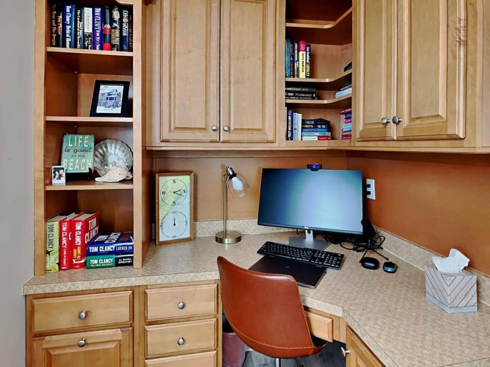 Desk in Living Area