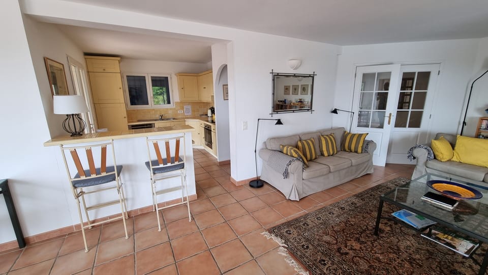 Living room towards kitchen