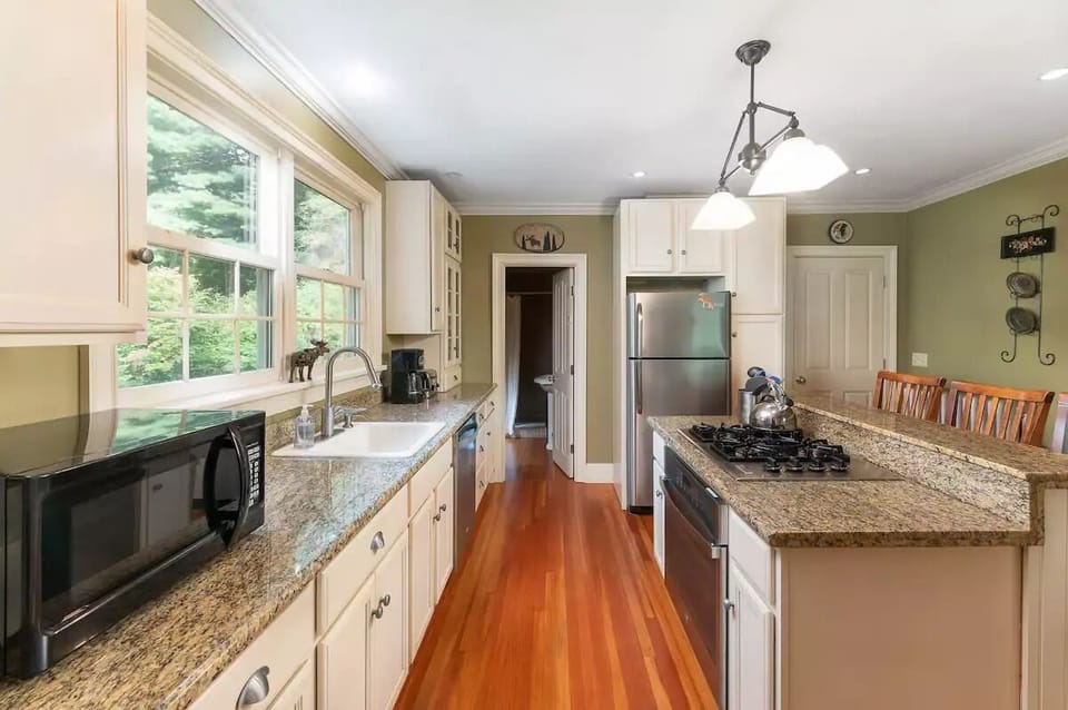 First gourmet kitchen