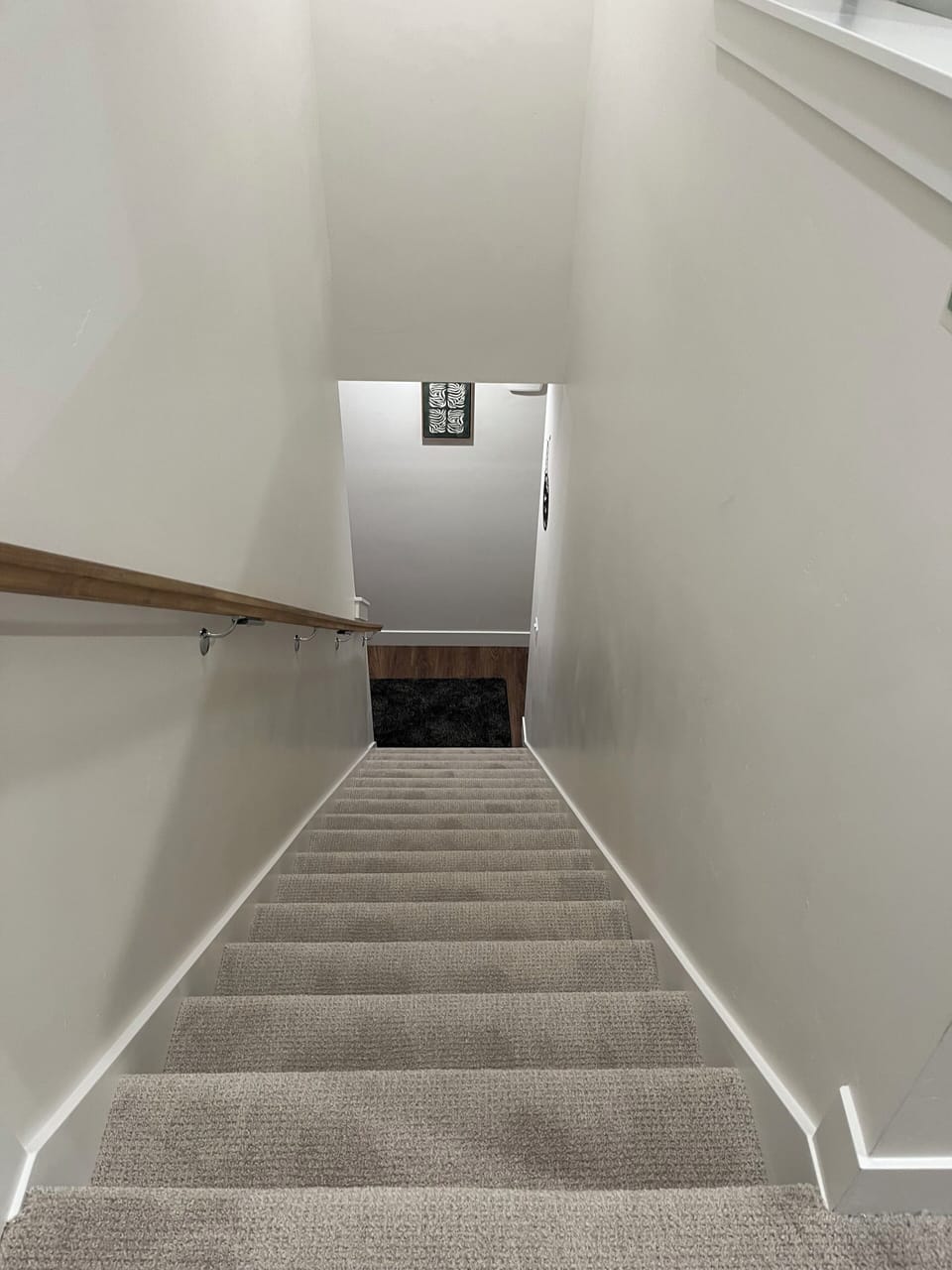 Stairs from tge second floor to main floor