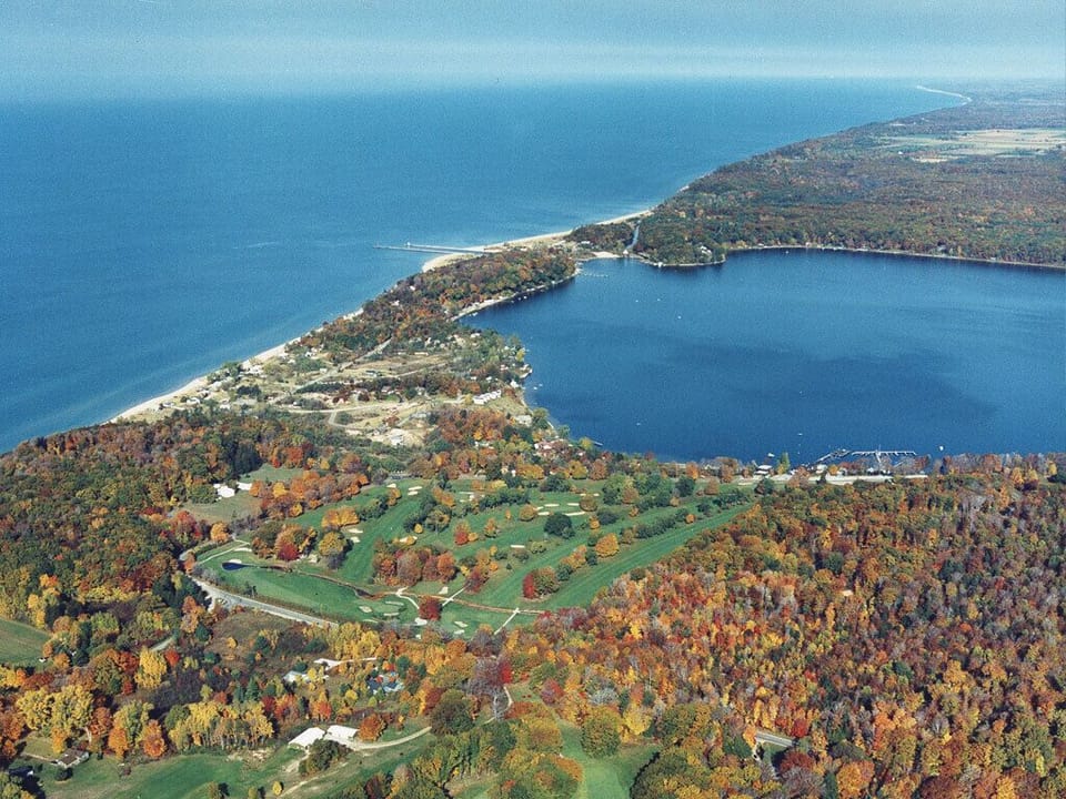 Aerial of White Lake & Golf Course