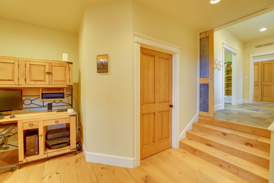 Stairs to Shared Mudroom/Front Entrance