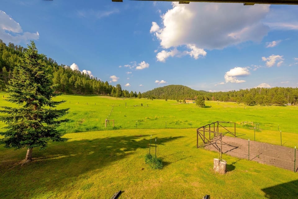Garden area and pasture