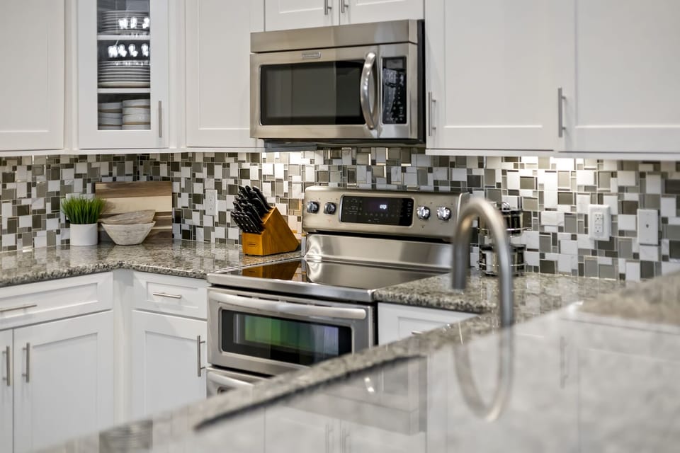 Kitchen with new appliances!