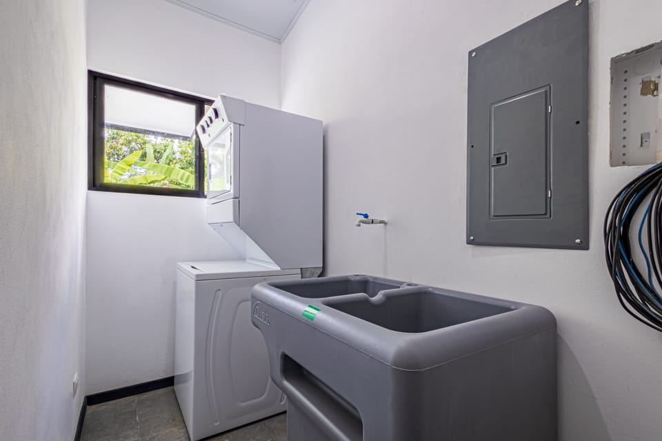 Free to use clothes washer and dryer. 