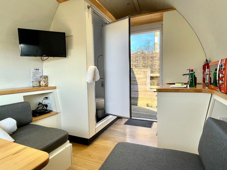 Armadilla living area and kitchenette