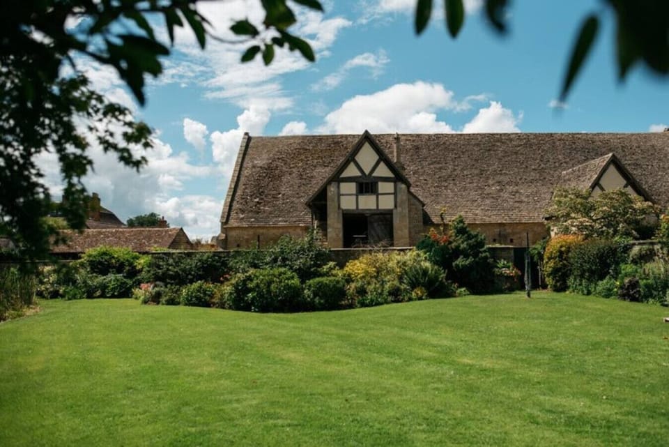 Coach House Garden looking towards National Trust Barn