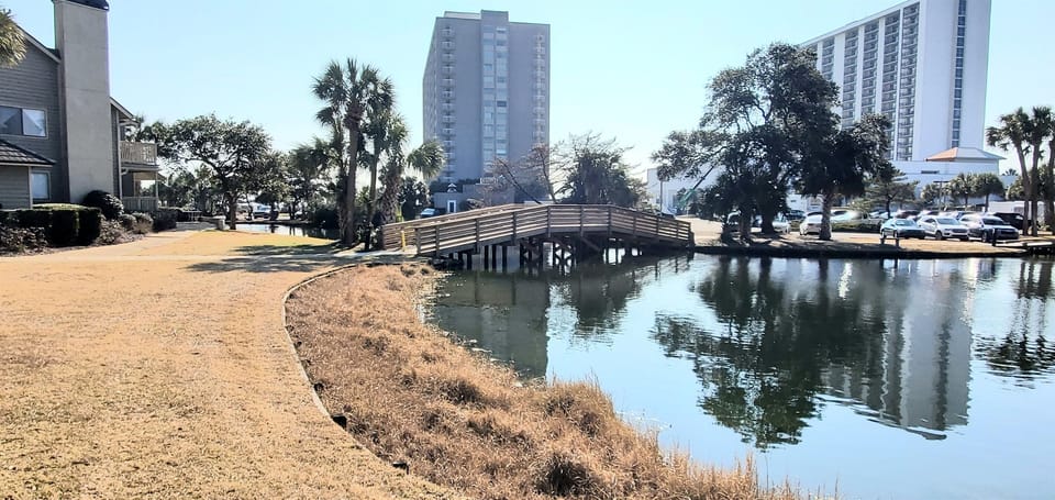 Bridge to the beach