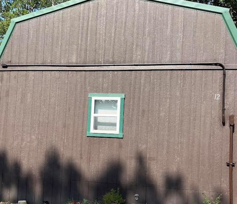 Outside view of cabin
