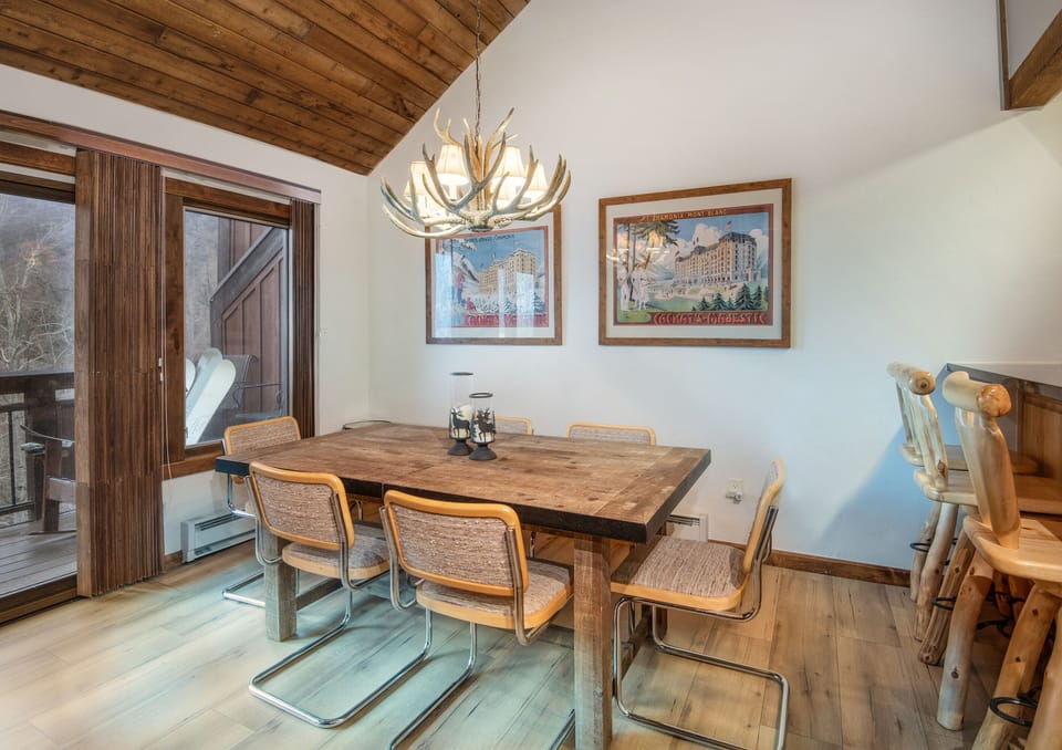 Designated dining space