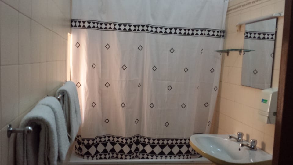 Standard Double Room, Private Bathroom | Bathroom | Hair dryer, towels