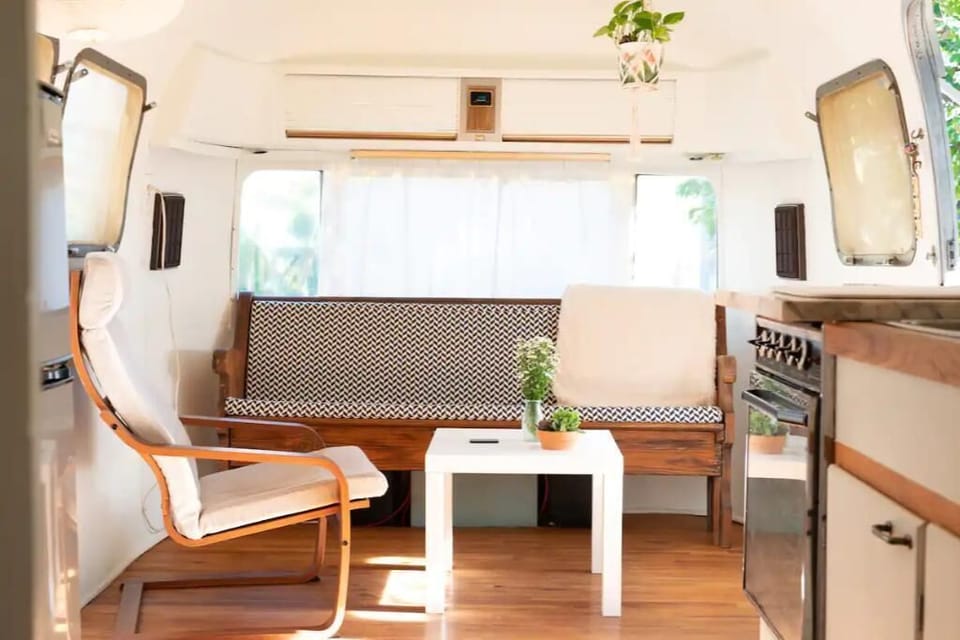 Living room, work and eating area