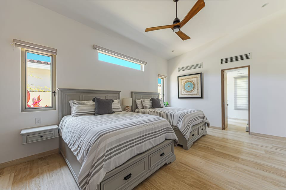Queen #2 bedroom with attached bathroom