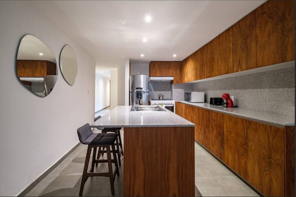 Fully equipped kitchen