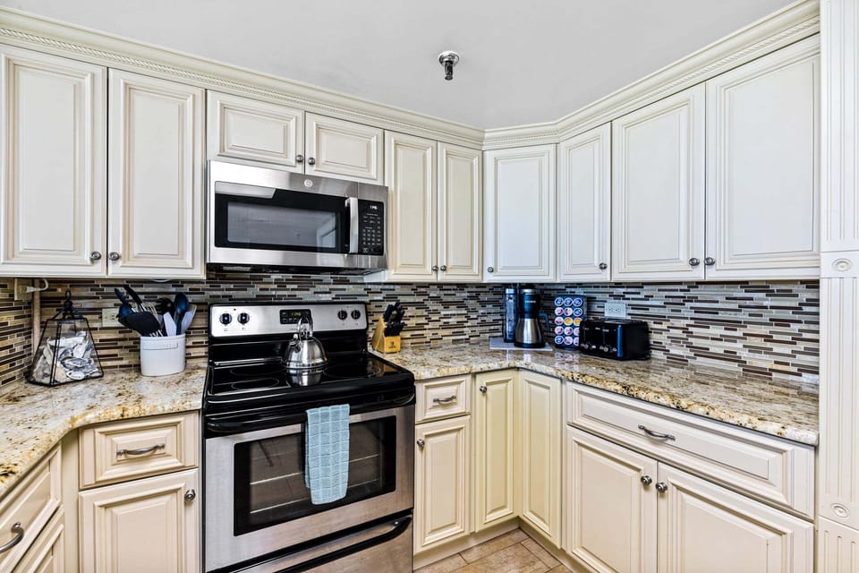 Fully-equipped kitchen for all your cooking needs.