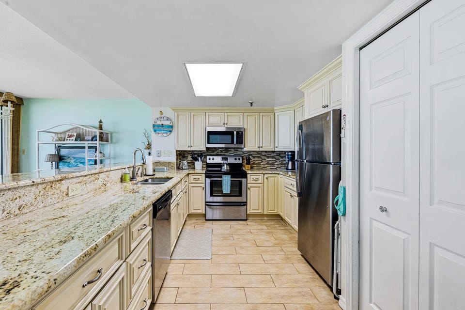 Fully-equipped kitchen for all your cooking needs.