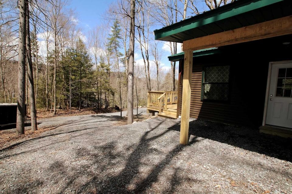 View from driveway