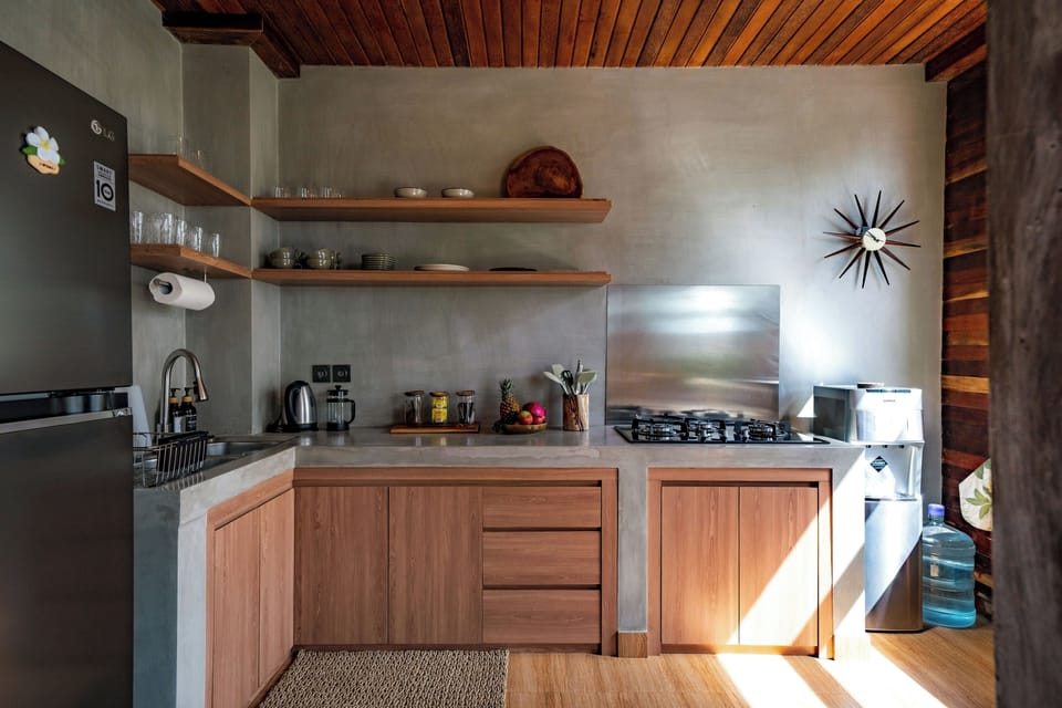 Villa, 3 Bedrooms | Private kitchen | Fridge, stovetop, electric kettle, blender