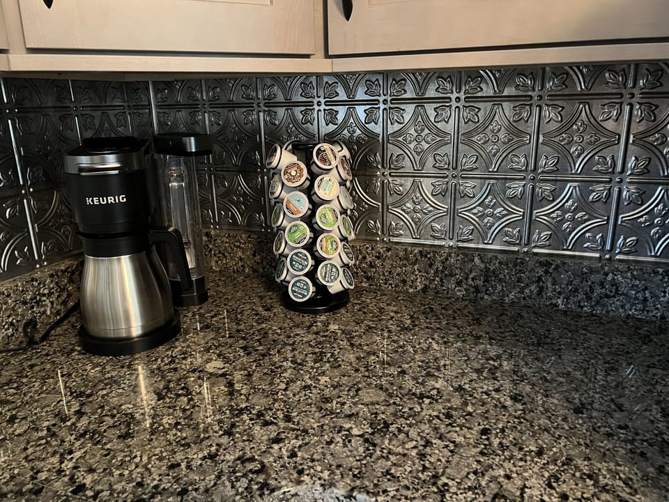 Complimentary coffee