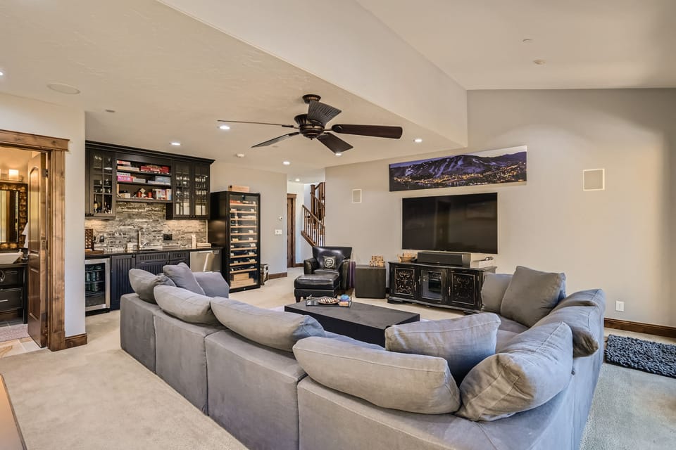 Expansive living room