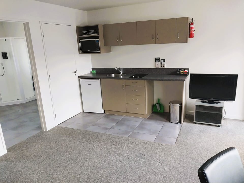 Traditional Studio | Private kitchen | Fridge, microwave, stovetop, electric kettle