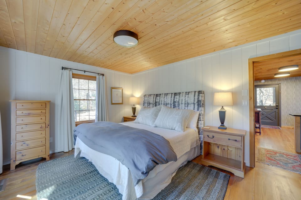 Bedroom 3 (Suite) | King Bed | Lower Level | Patio Access