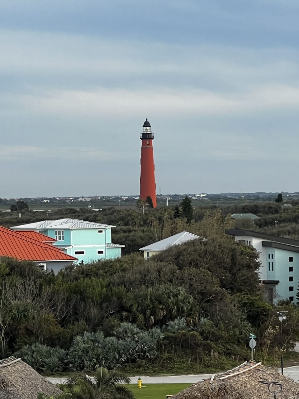 View of Ponce Inlet Lighthouse from front door!