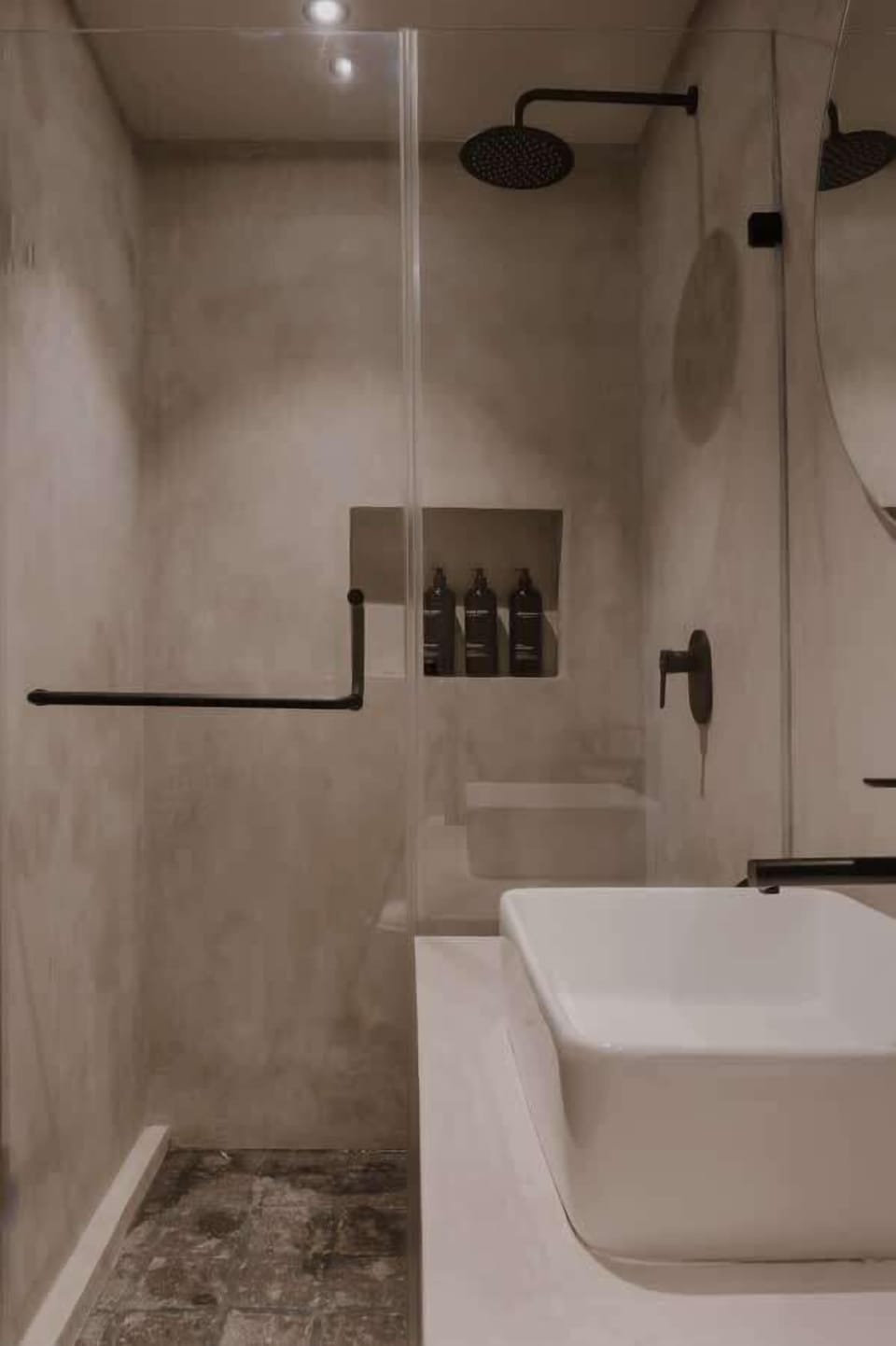 Artisian Soaps and Rain Showerhead