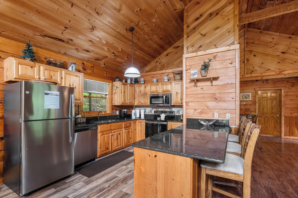 Kitchen with Bar Seating