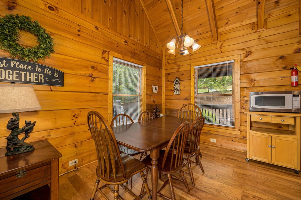 Dining table and chairs