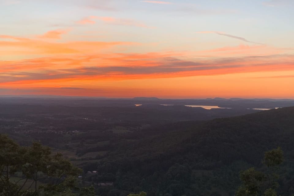 View from 4 States View with beautiful sky