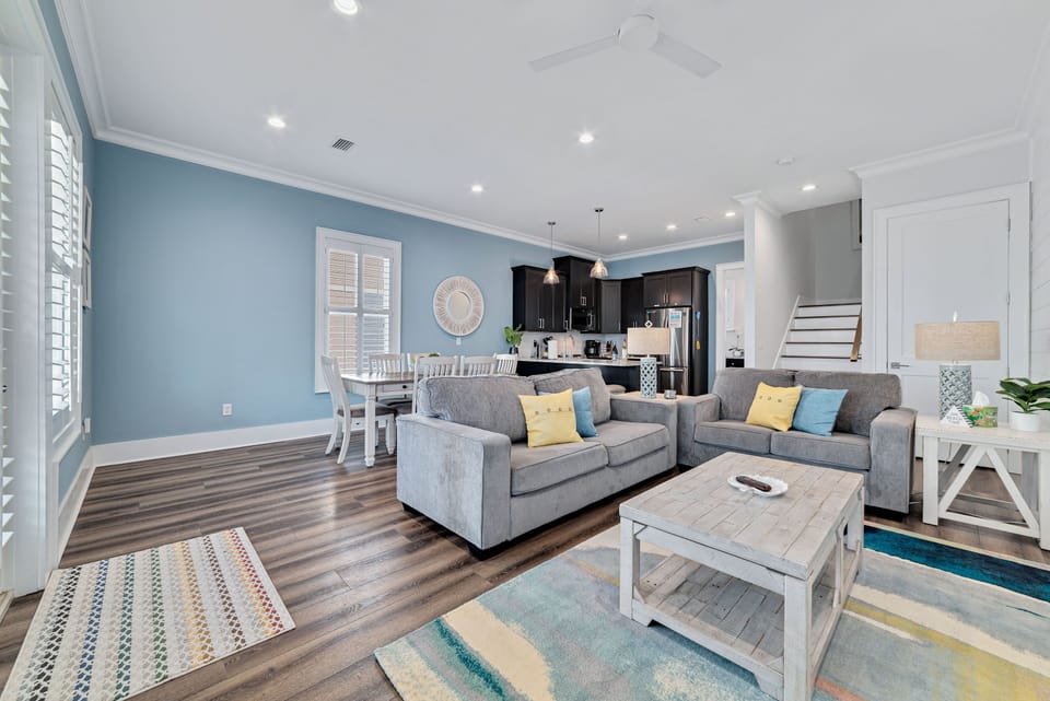 Large open floor plan