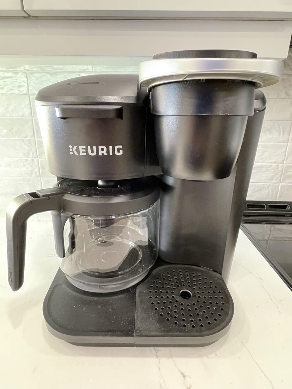 Keurig - either pods or by the pot