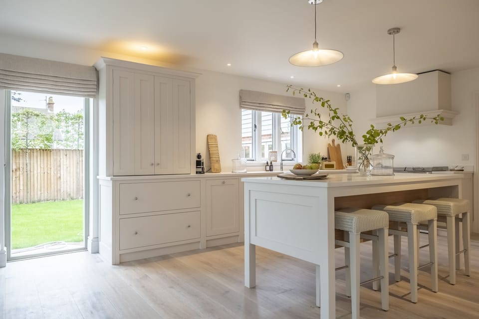 Ground floor: Kitchen access to the enclosed garden