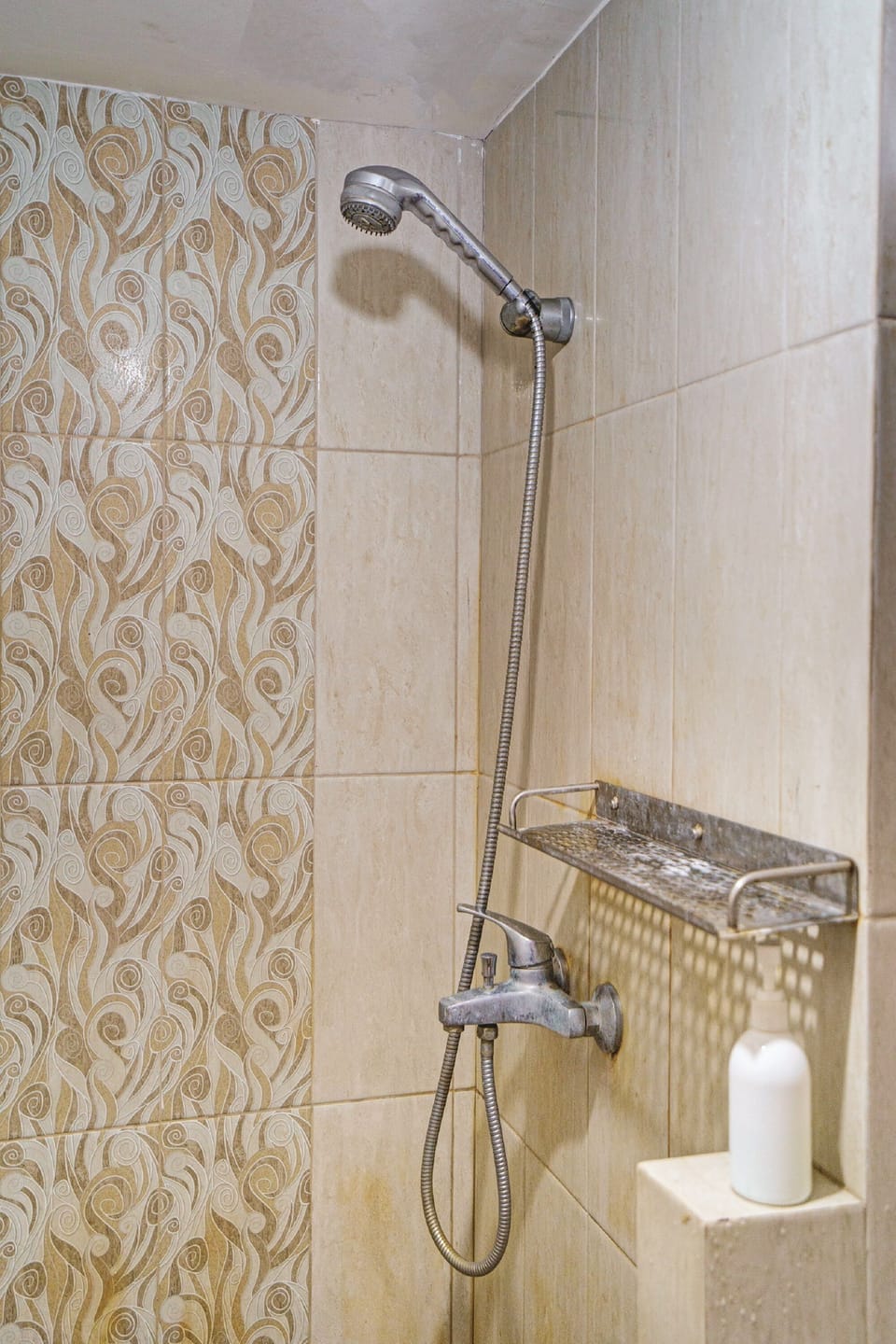 Shower, towels, soap