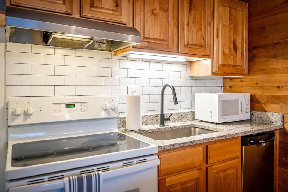 Fully stocked kitchen