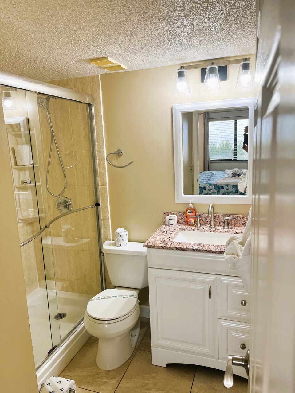 Bath with walk-in shower