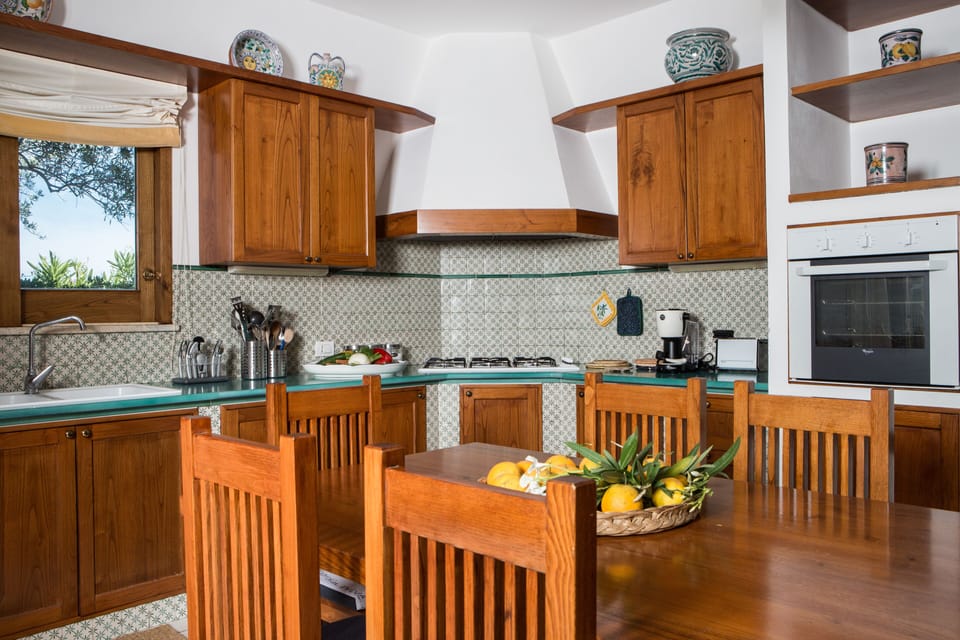Basic Villa | Private kitchen | Full-size fridge, microwave, oven, dishwasher