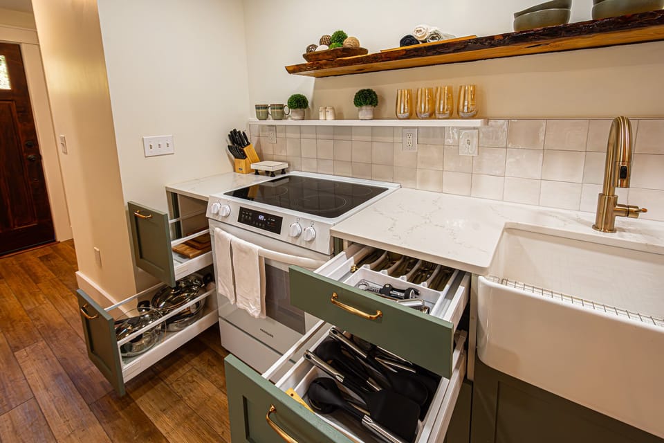 "The kitchen is fully stocked for cooking!"-Melissa July2025