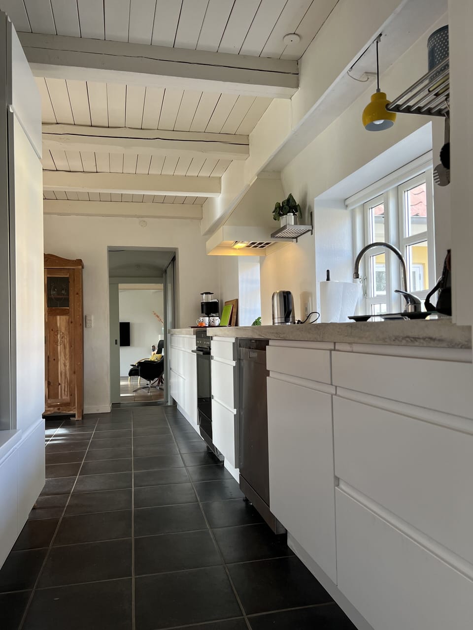 Deluxe Apartment | Private kitchen | Full-size fridge, microwave, oven, stovetop