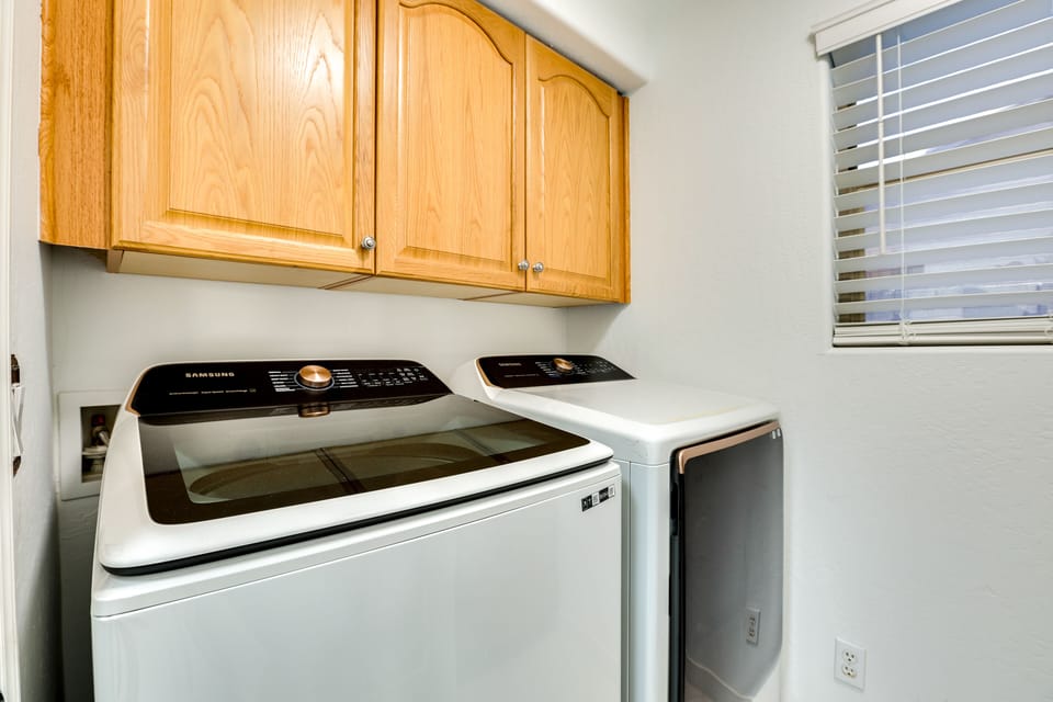 Washer & Dryer | 1st Floor | Detergent Provided
