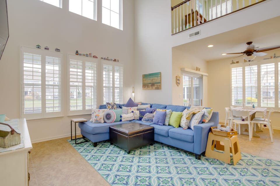 Millville Vacation Rental | 4BR | 3.5BA | Stairs Required | 2,400 Sq Ft