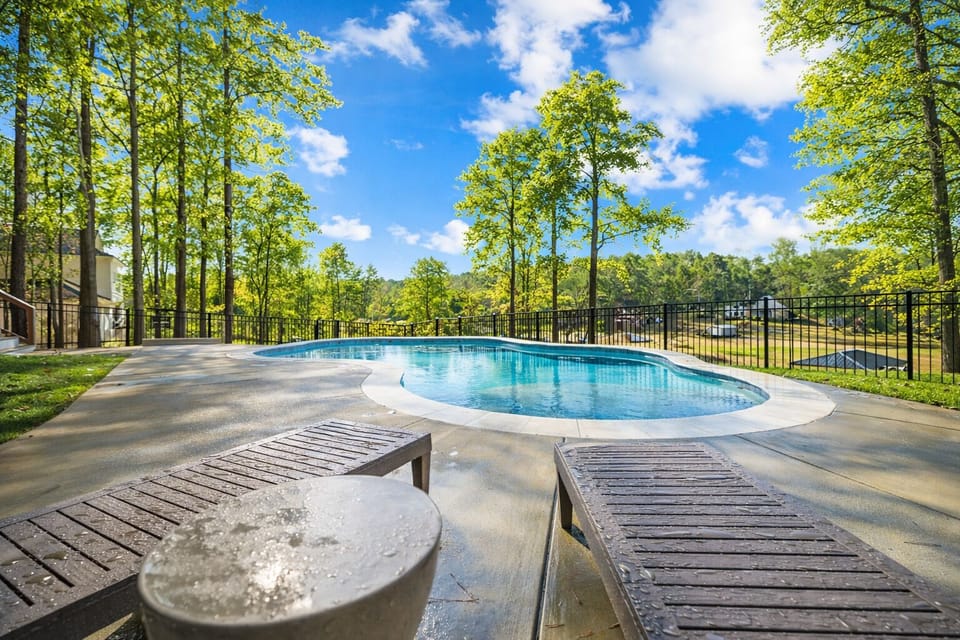 This entire private fenced-in pool is all yours to enjoy! Reach out with any questions!