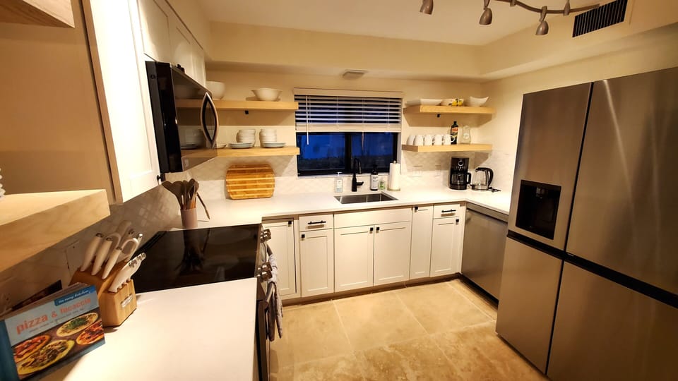 Kitchen at night