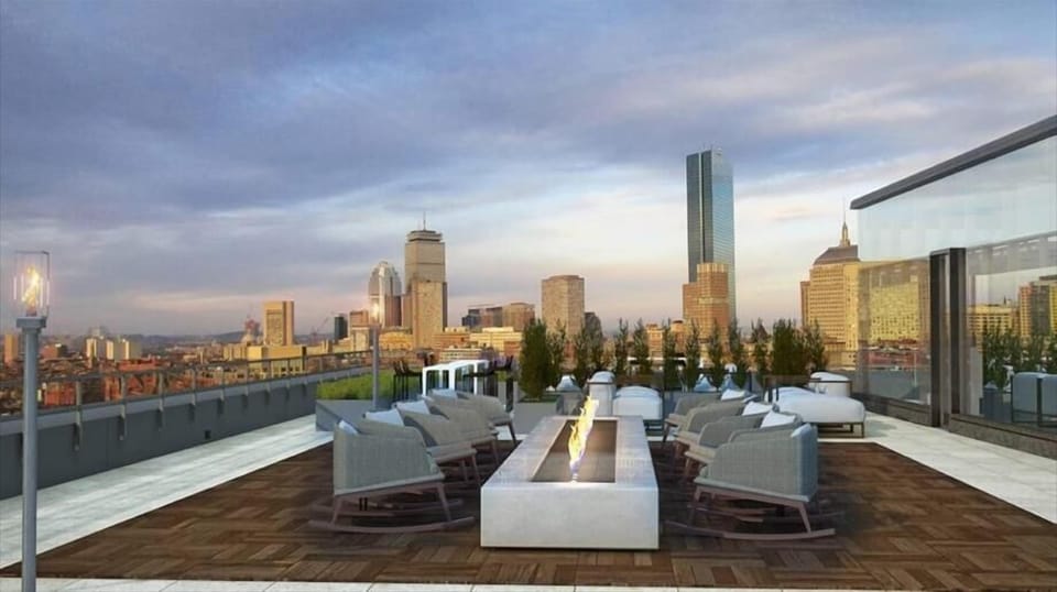 Downtown/South End Boston 1 Bedroom Common Area