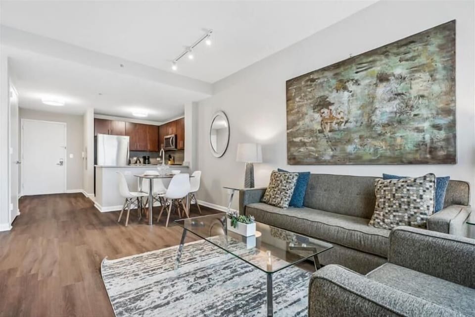 Jersey City 1 Bedroom Living Room