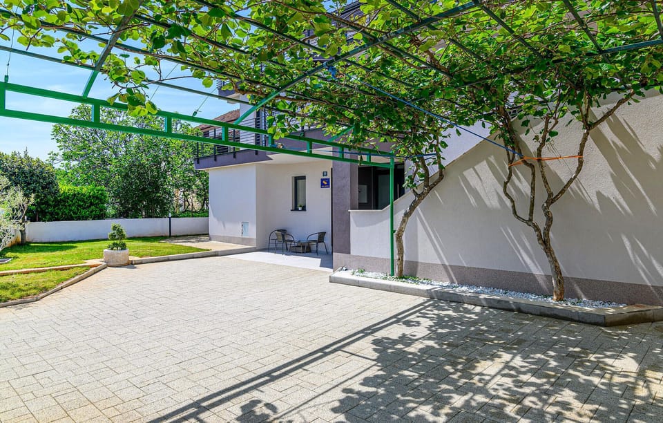 outside
